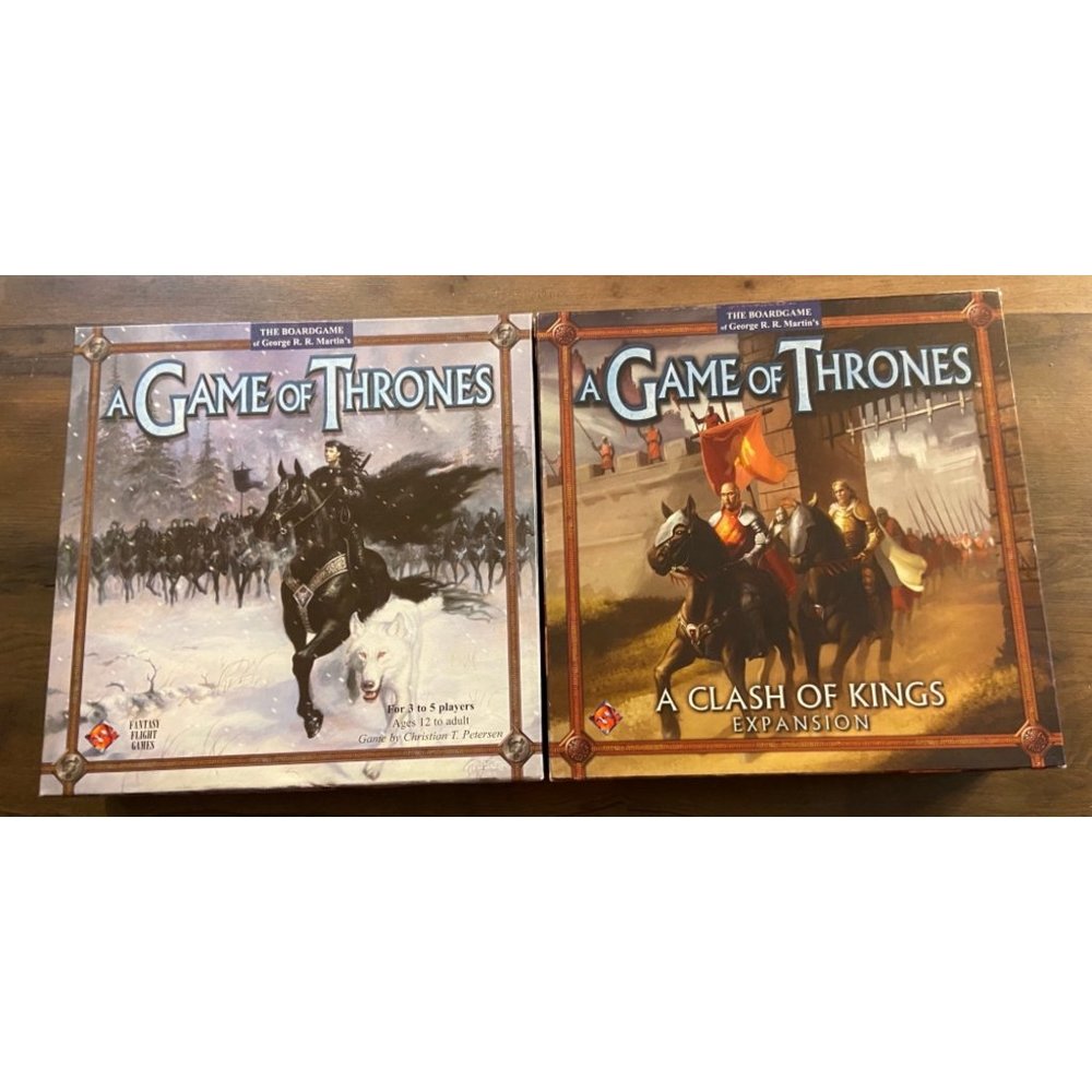 Fantasy Flight Games GOT Game of Thrones Board Game & expansion